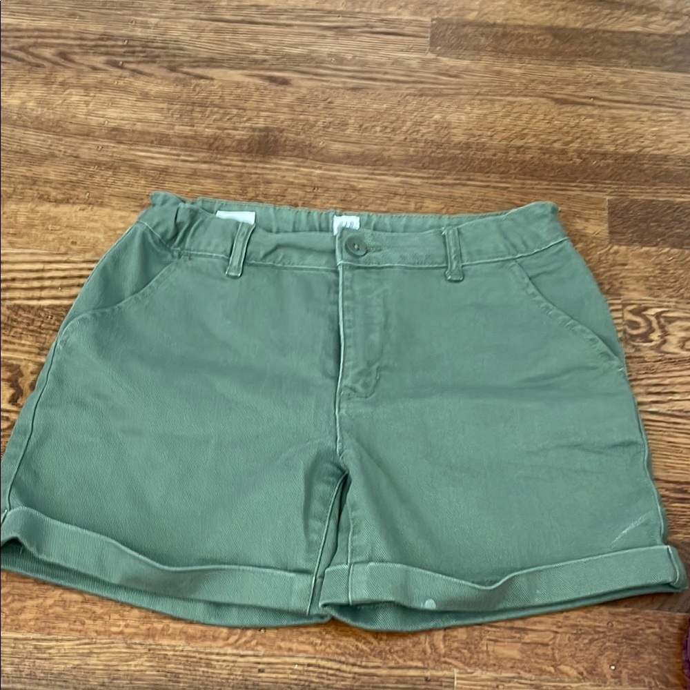 GAP Sage Green Kids Bermuda Shorts